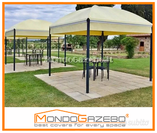 Gazebo 6x6 Sun Plus certificato pergola tettoia
