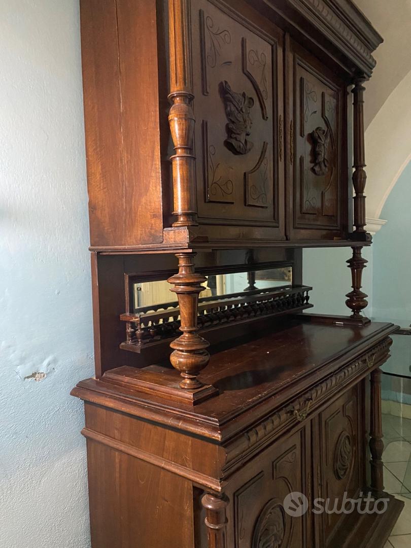 Mobile Credenza Di Fine 800, antico In Legno masse Arredamento e