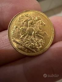 Sterlina Inglese 22 Carati