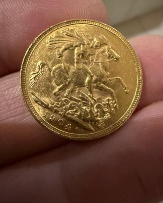 Sterlina Inglese 22 Carati