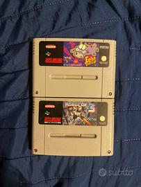 Lotto 2 giochi SNES Robocop 3 Eek! The Cat