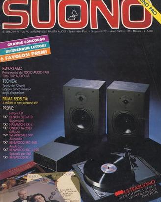 Rivista SUONO n° 186 del 1988