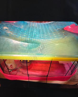 GABBIA CRICETI 2 PIANI