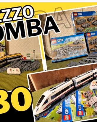 Lego treni city e binari