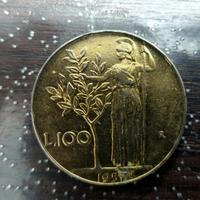 100 lire d oro 1957