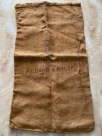 Sacco in iuta Genio Civile Reggio Emilia anni’30