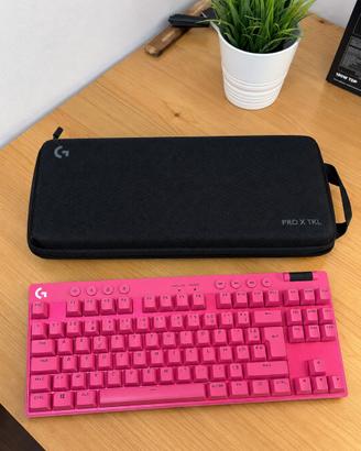Logitech pro x tkl lighspeed rosa