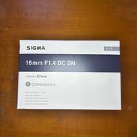 Sigma 16mm f/1.4 DC DN Contemporary e mount