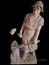 ANTICO FABBRO IN TERRACOTTA ENRICO LAZZAR