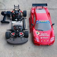 Auto rc Ferrari 360 1/5 a miscela NUOVA