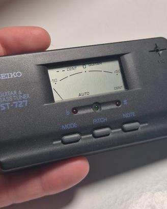 Accordatore per chitarra e basso Seiko ST-727