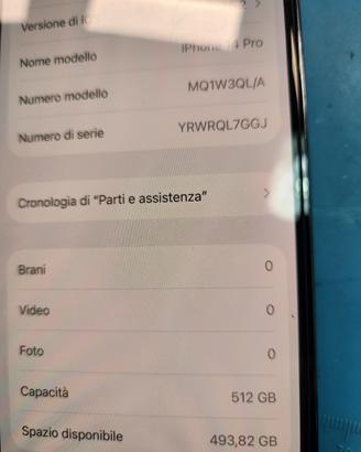 Scheda madre iphone 14 pro 512gb