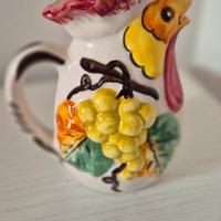 Brocca a forma di gallo ceramica "Il Falco".