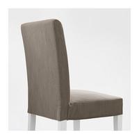 4 sedie Henriksdal Ikea grigio - beige e bianco