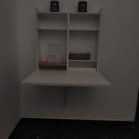 Tavolo ribalta parete/elem contenit, bianco Ikea