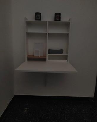 Tavolo ribalta parete/elem contenit, bianco Ikea