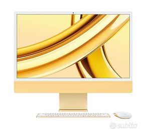 iMac ‘24 Giallo - Chip Apple M3 - NUOVO mai usato