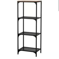Scaffale nero FJÄLLBO 51x136