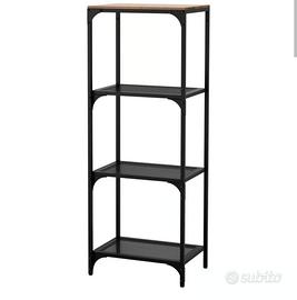 Scaffale nero FJÄLLBO 51x136