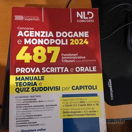 Libro per concorso Agenzia Dogane 2024
