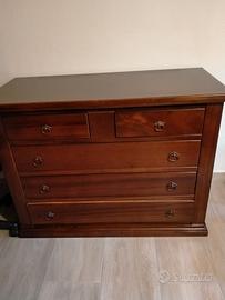 comò in legno di noce