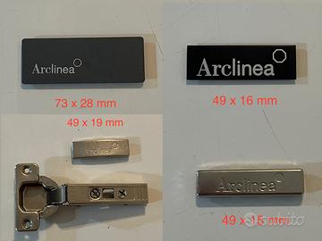 placchette copertura cerniere o cassetti Arclinea