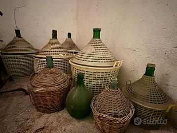 Damigiane diverse misure