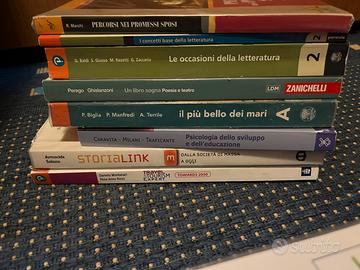 libri scolastici 1-5 superiore e univerista