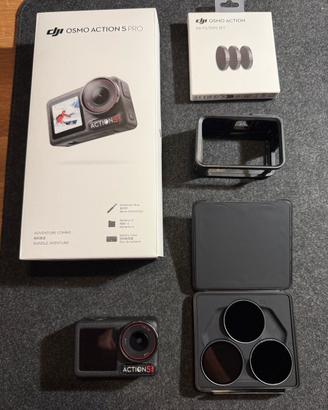 DJI Action 5 pro + lenti Nd Originali