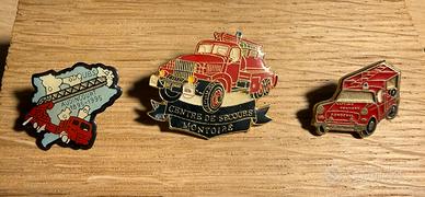 SPILLE DEDICATE AI VIGILI DEL FUOCO FRANCESI