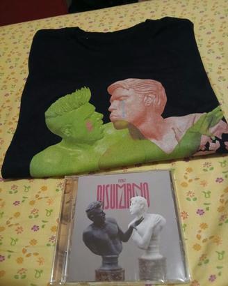 Fedez CD Disumano + Maglietta nera " il bacio "