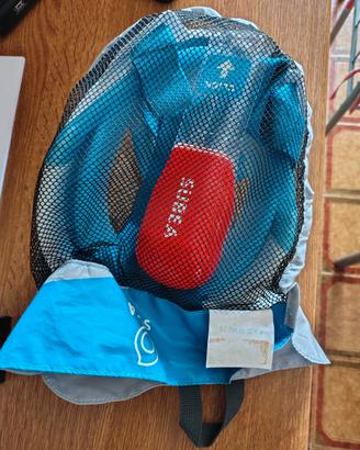 Maschera Snorkeling granfacciale
