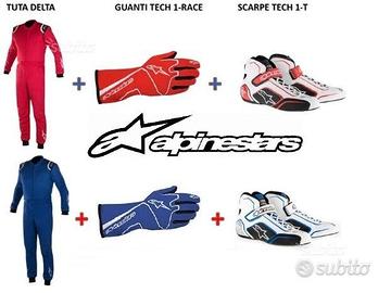 KIT ABBIGLIAMENTO PILOTA ALPINESTARS nuovo FIA