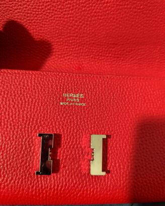 Portafoglio Lungo Constance di Hermès in Pelle