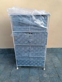 Mobiletto in tela intrecciata 