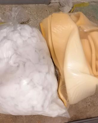 Gomma piuma e imbottitura per cuscini