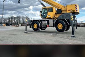 Gru piattaforma vaglio frantoio muletto terna