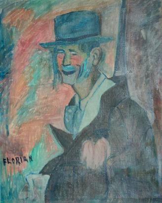 vecchio quadro ad olio