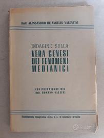 "INDAGINE VERA GENESI FENOMENI MEDIANICI"ANNO 1948