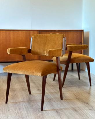Coppia Set 2 Poltroncine Vintage Design Anni 50