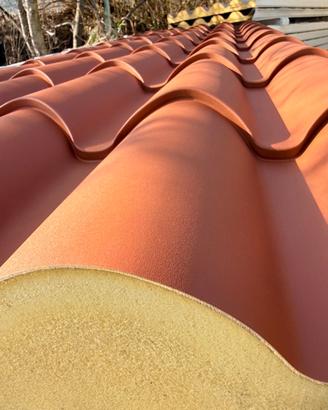 PANNELLI FINTO COPPO COIBENTATI - 3,15 x 1 m