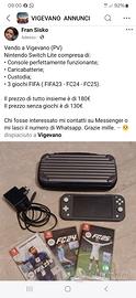 Nintendo Switch Lite + 3 giochi FIFA