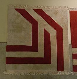 tappeto motivo geometrico audace