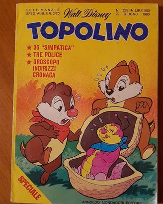Topolino libretto Disney n.1282 del 22 Giugno 1980