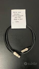 Quik Lok CM/675 cavo microfonico bilanciato XLR 2m