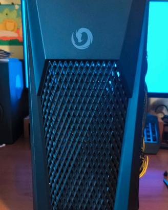 Case PC gaming Nuwo + PSU 650w 80 plus bronze