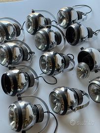 Set 12 faretti Space Age anni '70 tipo Stilnovo