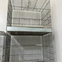 Gabbia pappagalliera canarini zincate