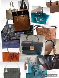 Stock 50 borse donna vari brand
