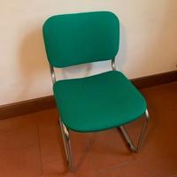 chair office anni 70 Sedia 70s in metallo metal